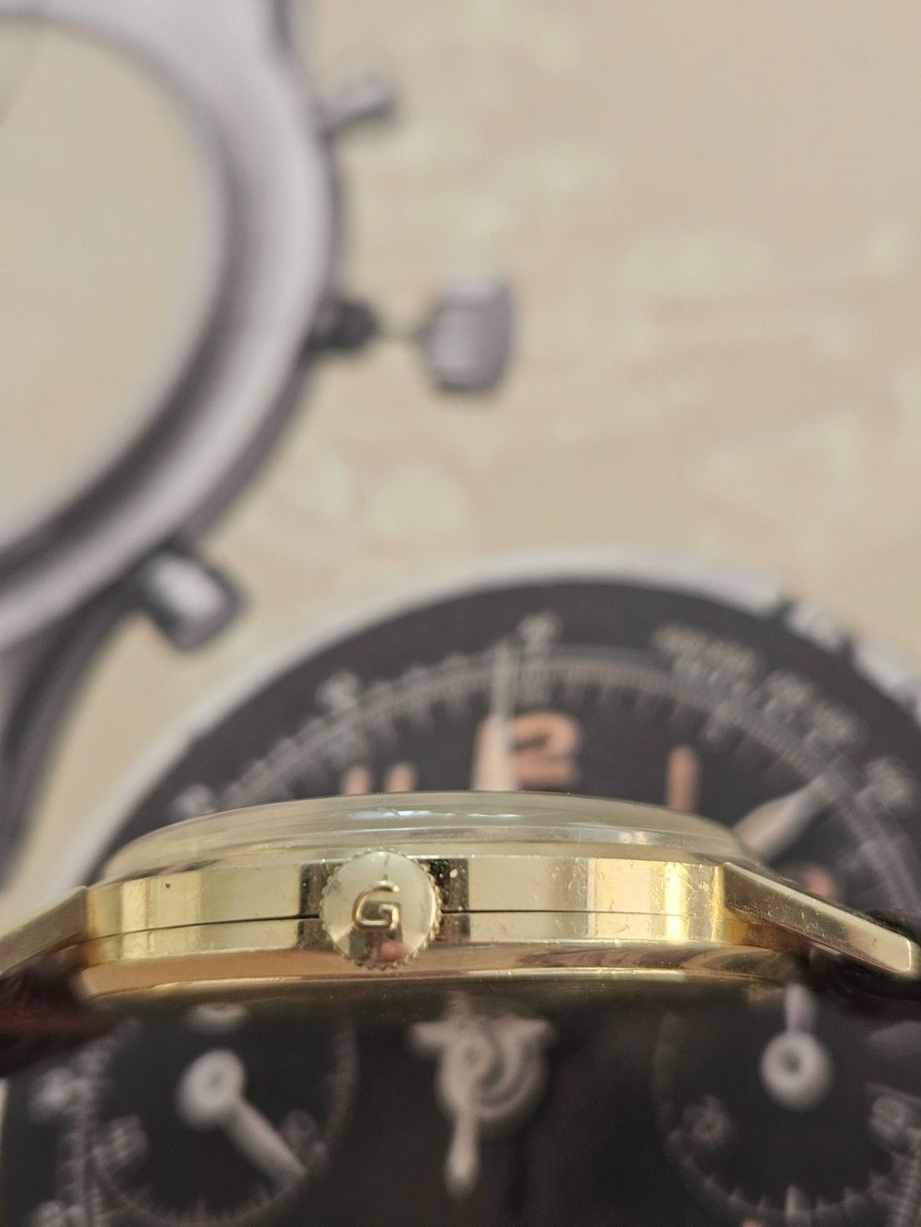 Orologi: Wunderschöne GRUEN PRECISION "James Bond", cal. 415R, 14ct. – Usato da Glattpark(Opfikon) venduto da Cuoreviglia 3