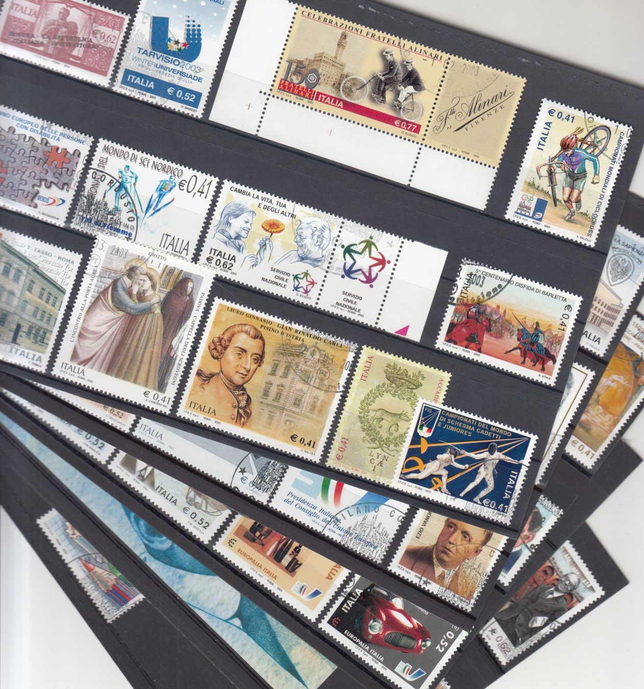 Tous les timbres: Italien 2003 mit ET – D'occasion à Bürglen TG par StampGraf