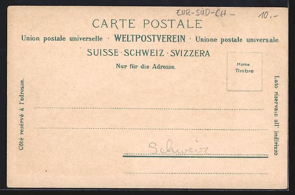 Cartoline postali: Grosse Scheidegg, Hotel, Eiger und Mönc – Usato da Berlin venduto da bartko-reher 1