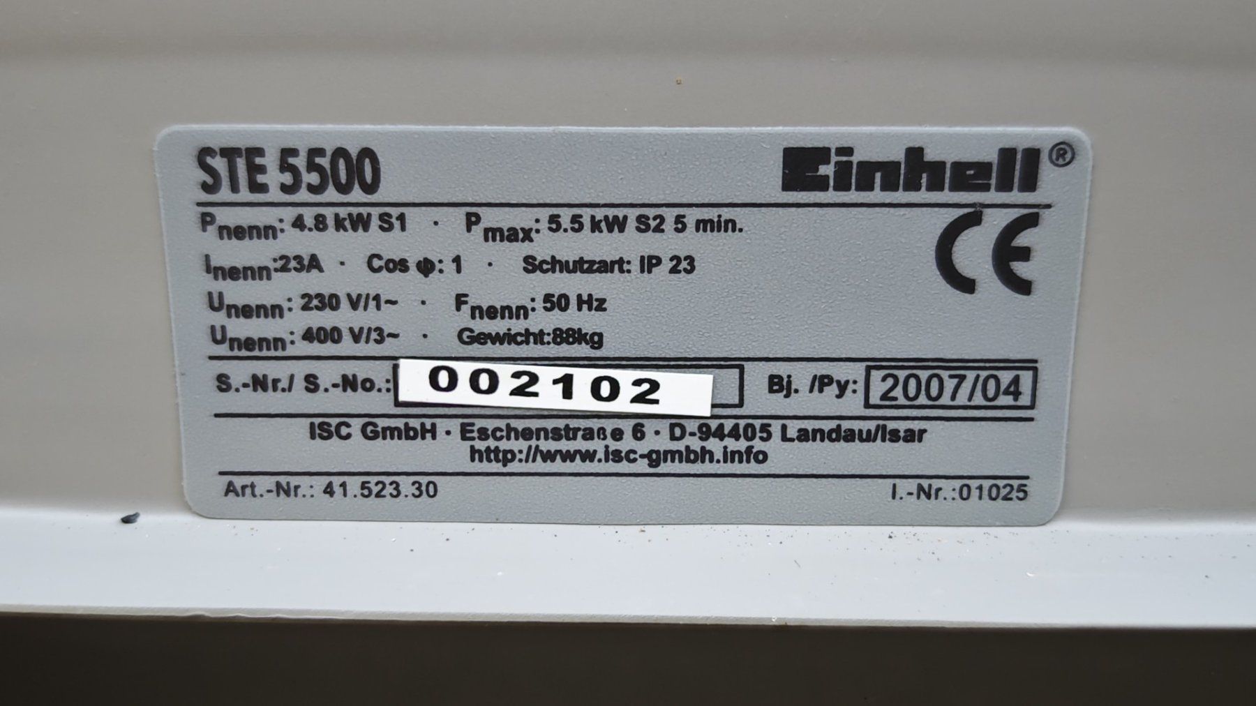 Einhell Generatori di corrente: 5,5 kW Notstromaggregat, Einhell STE 5500 Benzin – Usato da Grandcour venduto da Drscubi 5