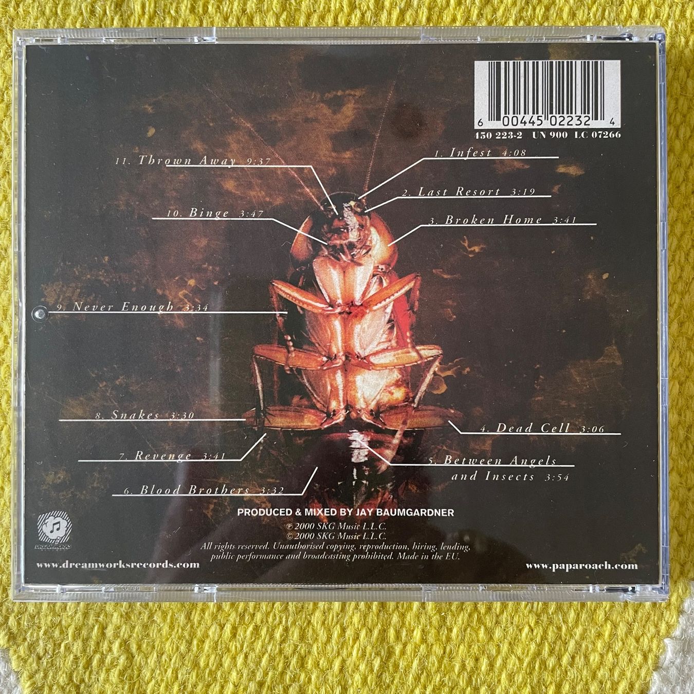 CD: PAPA ROACH-INFEST – Usato da Rorschacherberg venduto da CD-Roli 1