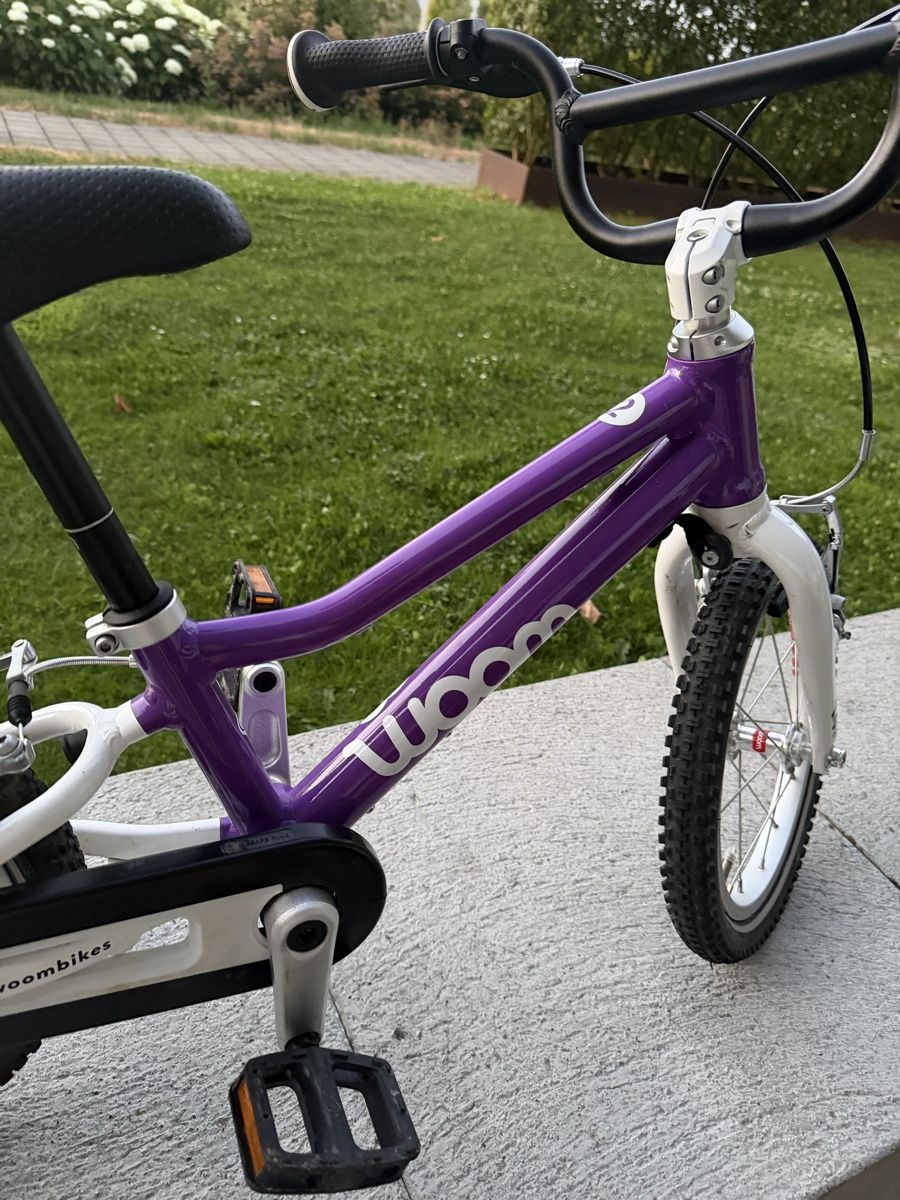 Woom Velos: Woom 2 Kinderfahrrad violett  – Gebraucht aus Scherzingen von janea92 1