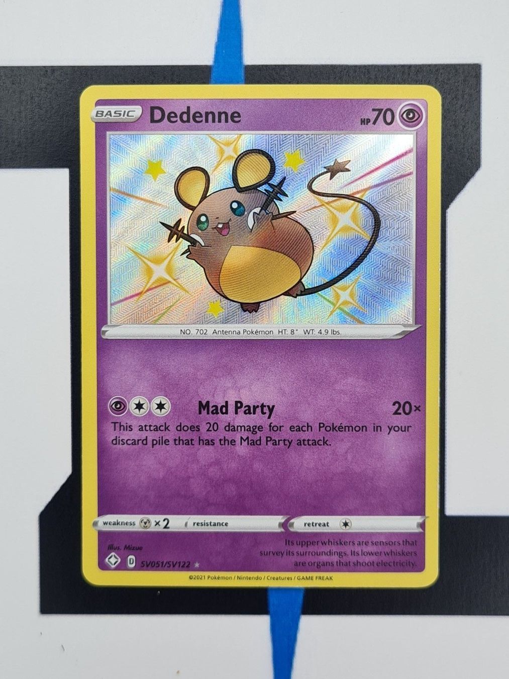 Pokémon Carte collezionabili: Dedenne SHFSV51 EN NM – Nuovo (secondo la descrizione) da Basel venduto da Zadoys