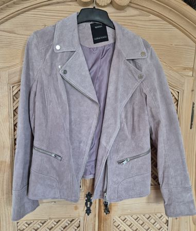 Damenjacke, Wildleder, helllila, Grösse 44, NEU