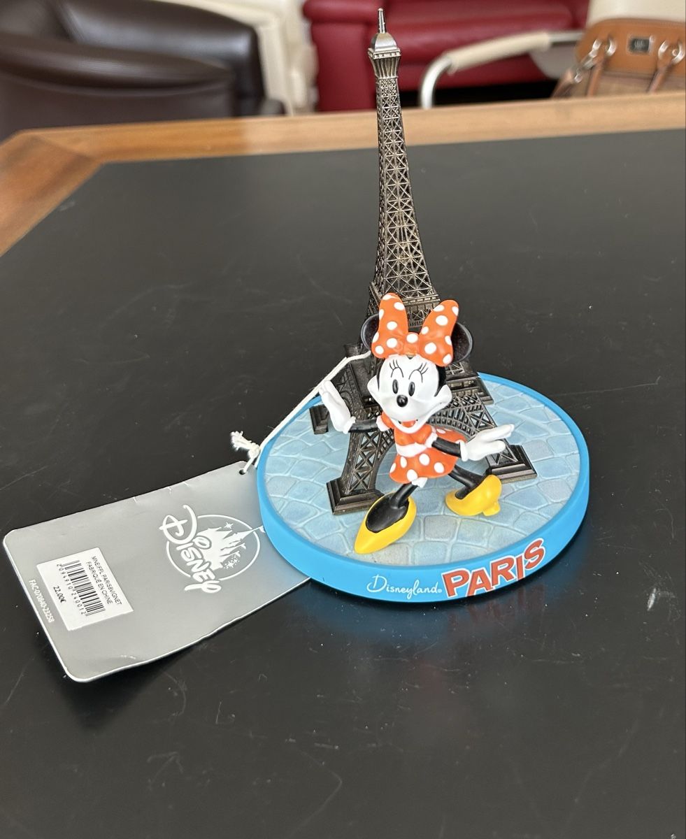 Disney Tutte le decorazioni: Minnie Figur mit Eiffelturm in Paris – Usato da Zumikon venduto da tuna007