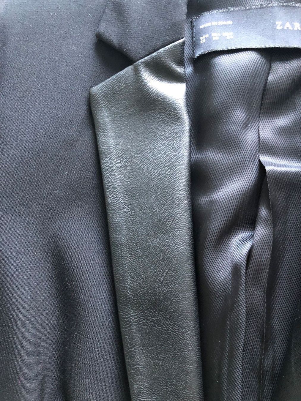 Zara Giacche: Edel Zara Blazer schwarz mit kunstleder – Nuovo (secondo la descrizione) da Adliswil venduto da Jessik0 4