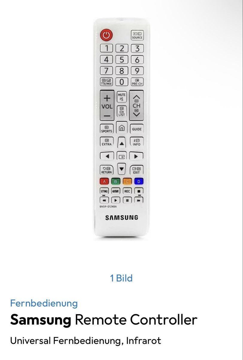 Samsung Telecomandi: 😍Samsung Fernbedienung Remote Controller😍 – Usato da Steffisburg venduto da ruco02