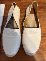Chloe Espadrilles white leather used condition
