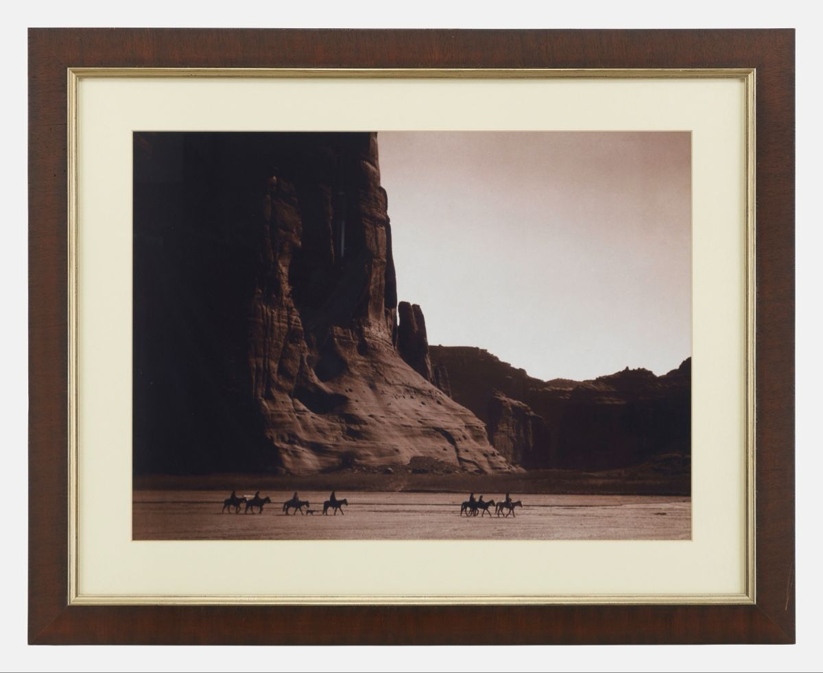 Dipinti: Foto con scena western con cavalieri 45x60 cm – Usato da Genève venduto da Atelier.Curio