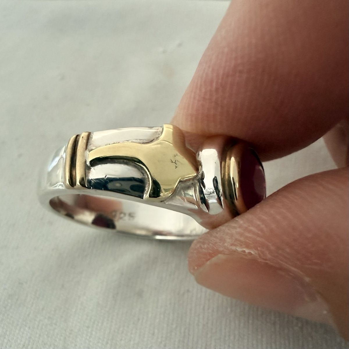 Ringe: Bague en argent - Rubis – Gebraucht aus Marly von Nor_al3 4
