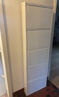 Schuhschrank weiss, 5 Tablare, gut erhalten, für den Früh...