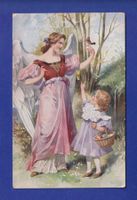 ENFANT - Jeune fille avec ange // réparation //