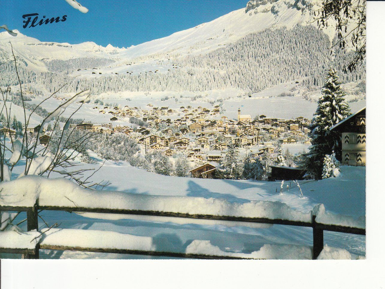 Ansichtskarten: Flims 1987 – Gebraucht aus Bürglen TG von StampGraf