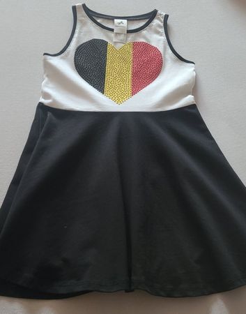 Palomino Kleid Sommerkleid Belgien Gr. 110 Mädchen Fussball