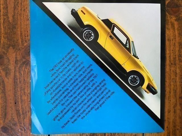 Triumph Dokumente: TRIUMPH TR7 1975 Grossformat-Prospekt Markt USA englisch – Gebraucht aus Langenthal von Andreasdavidk 4