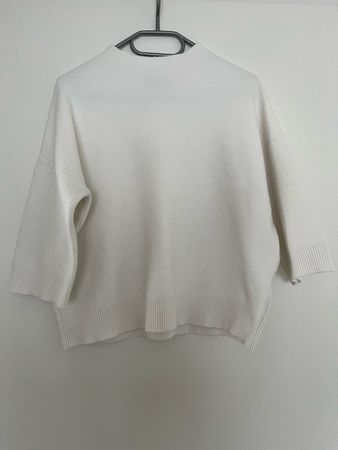 Pullover One Size, Farbe weiss