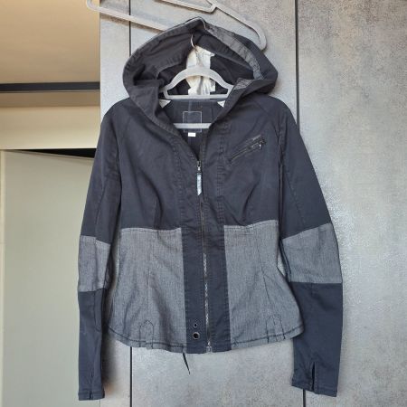 🐸 DIESEL JACKE GESCHNÜRT IM RÜCKEN L BIKERSTIL NEUWERTIG