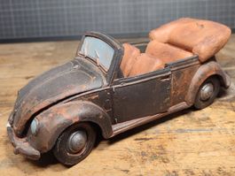 Wunderschöner alter VW Käfer Cabriolet 21 cm