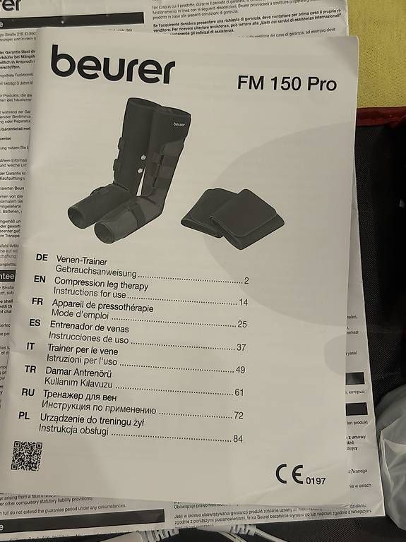 Massagegeräte: Beurer Compression Boots FM 150 Pro Venen – Gebraucht aus Oberwil-Lieli von ddoron 1