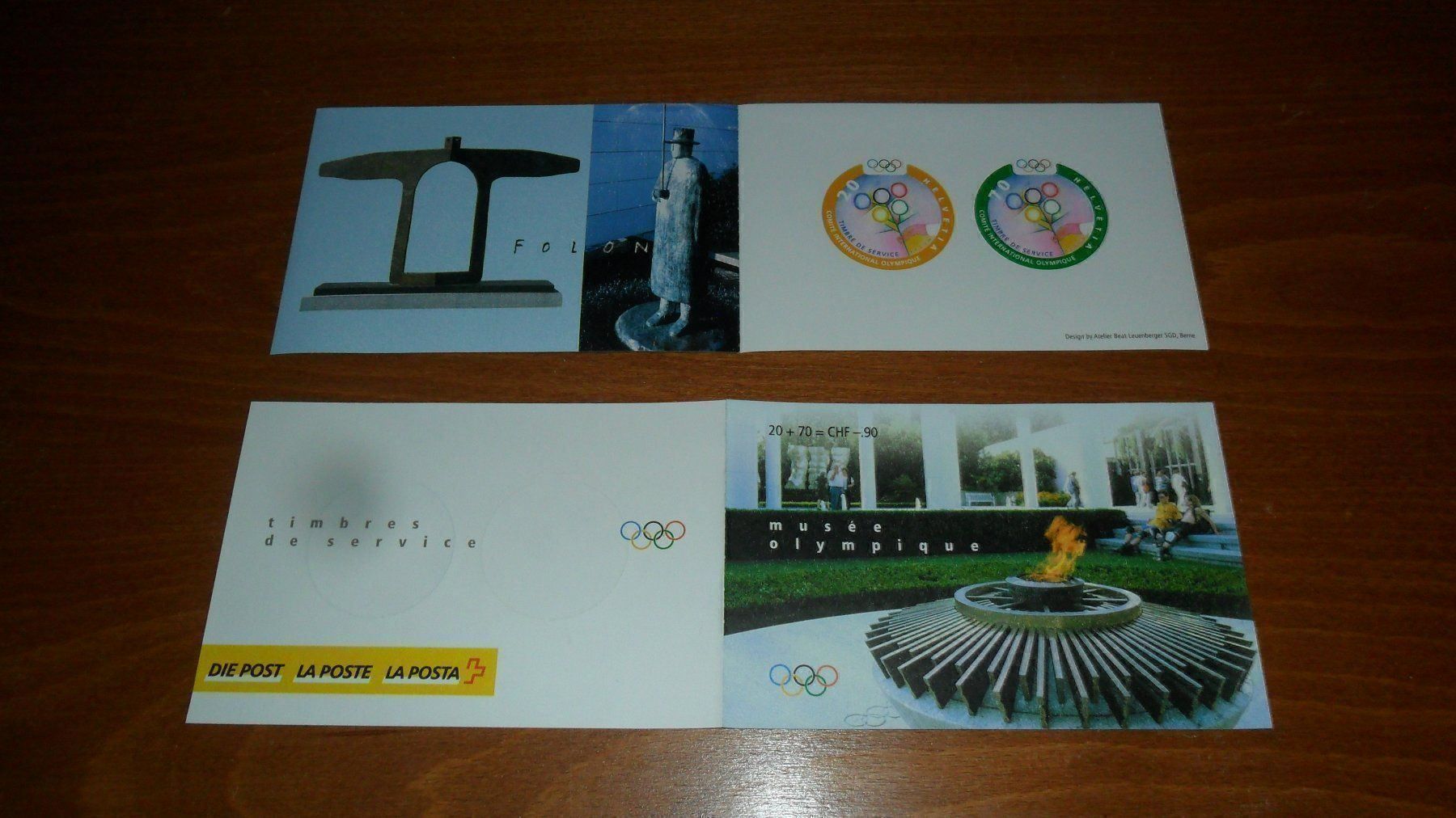 Tutti i francobolli: 10 Stk. musêe olympique postfrisch – Nuovo e nell'imballaggio originale da Oberwil Lieli venduto da 560amg 1
