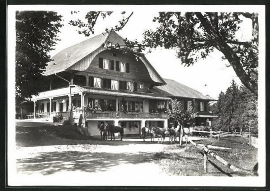 Ansichtskarten: Bütschelegg, gelaufen 1957 – Gebraucht aus Frauenfeld von POML