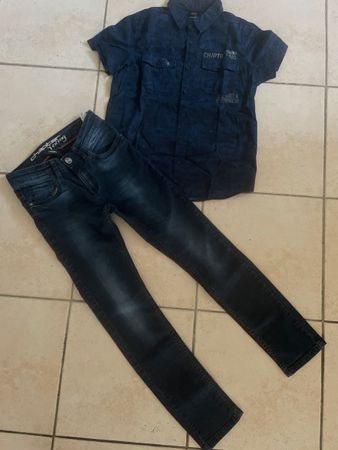 Chapter Young Set: Jeans & Hemd, Gr. 146/152, Top Zustand!