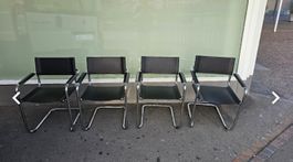 Set von 4 Freischwinger ähnlich wie Marcel Breuer