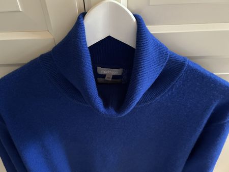 Kaschmir Pullover maddison, royal blue, Grösse XL