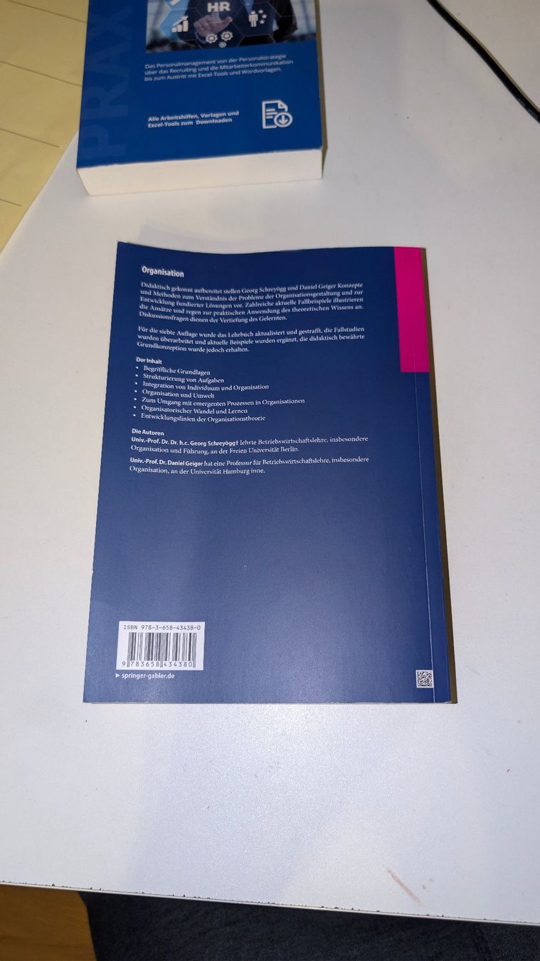 Livres: Organisation – D'occasion à Rickenbach SZ par febele 1