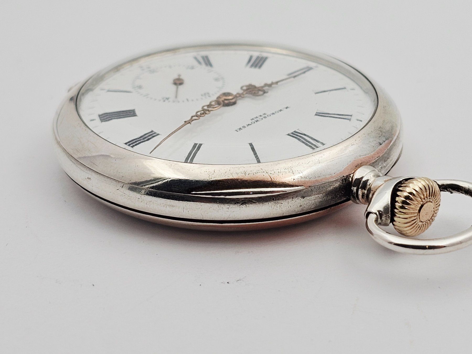 Uhren: M. Horoschowski Bern Taschenuhr 800 Silber – Gebraucht aus Bassersdorf von AnkerWatch 7