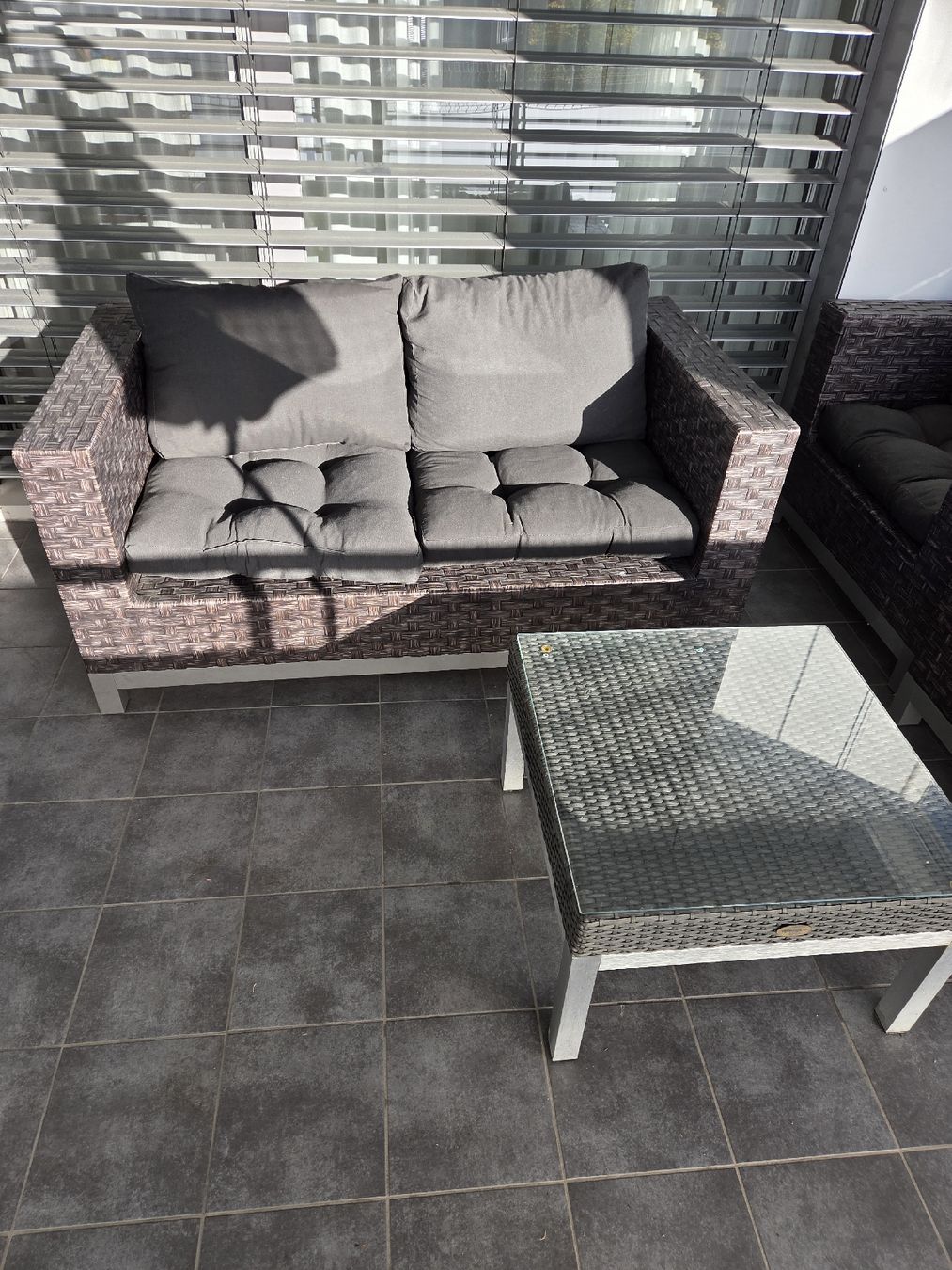 Sofas: Gartenlounge aus Ratan braun – Gebraucht aus Fehraltorf von Deldiluc 1
