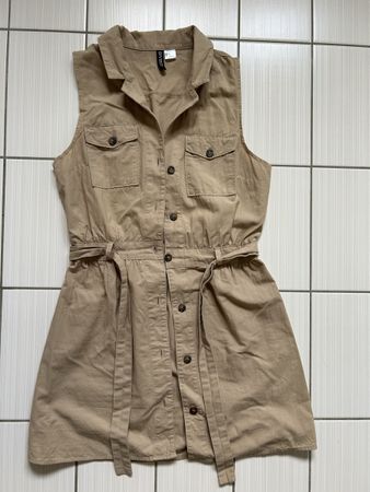 Damen Kleid beige Grösse 38 neuwertig