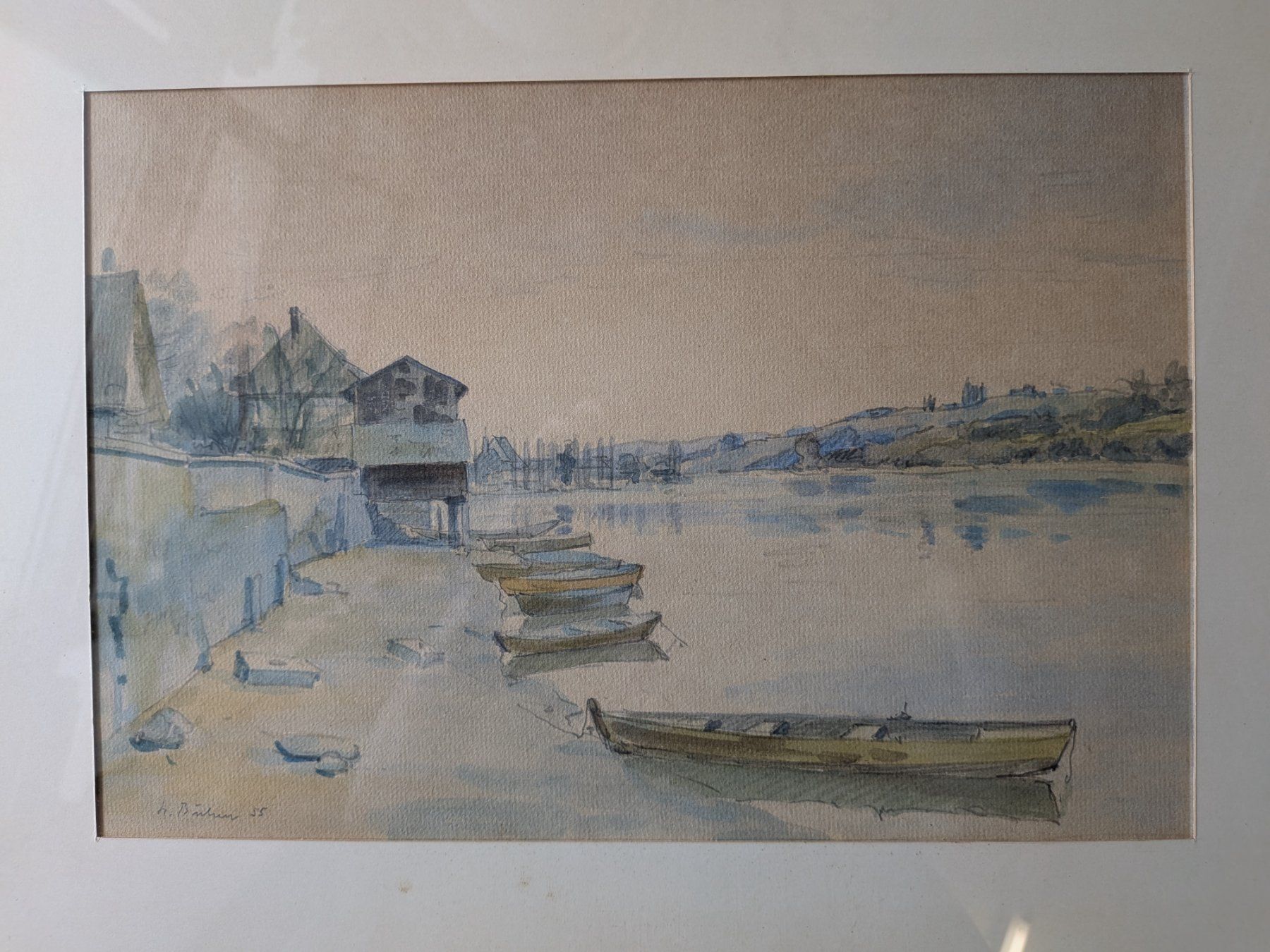 Gemälde: Gemälde Aquarell Hans Bührer – Gebraucht aus Emmen von magelan 1