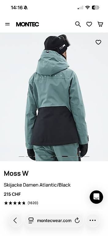 Giacche: Montec Damen Skijacke Grösse S Atlantic/Black – Usato da Uttigen venduto da extreme08 3