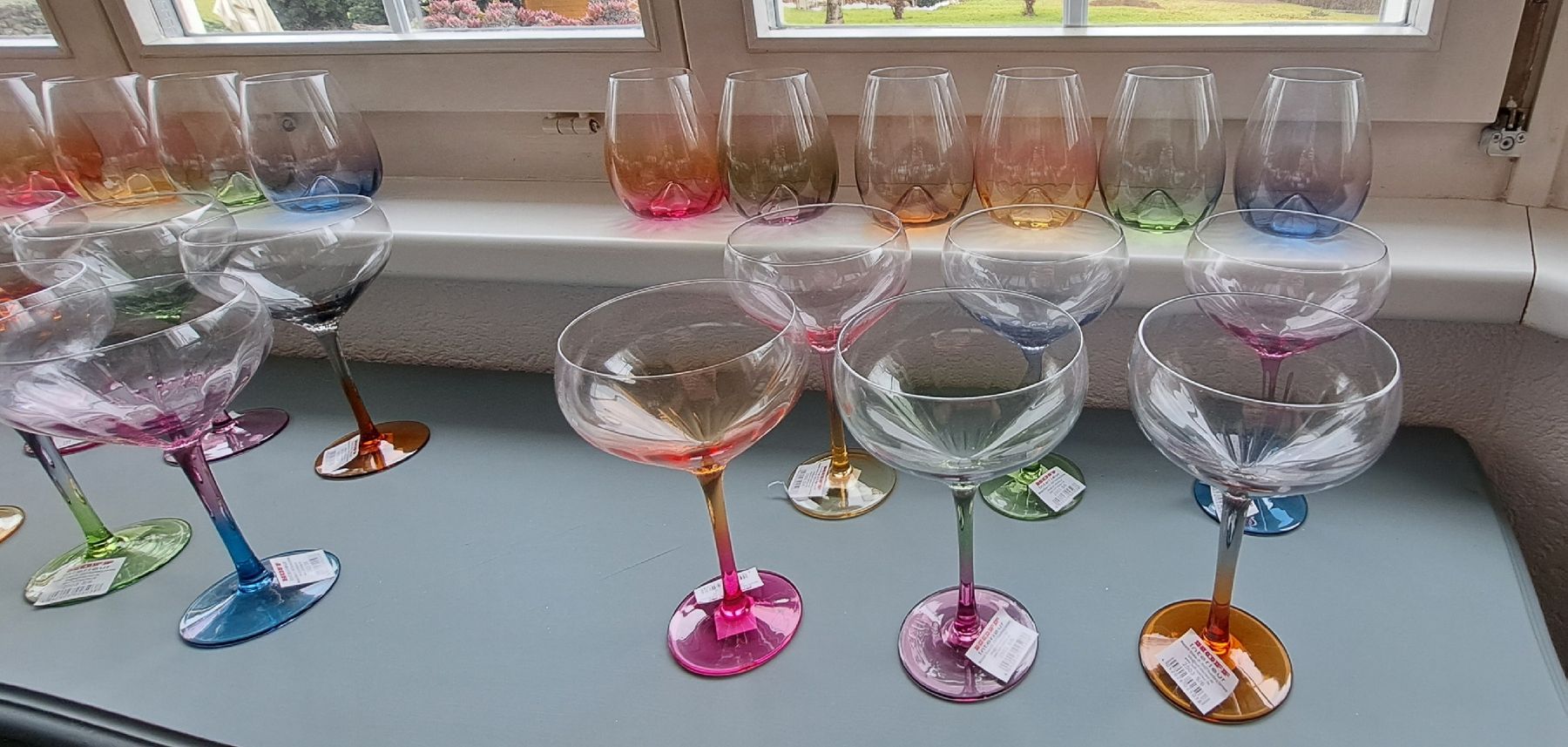 Verres: Gläser Set, farbig, von HOFF Interieur – Neuf avec emballage d'origine à Langrickenbach par Eve088 2