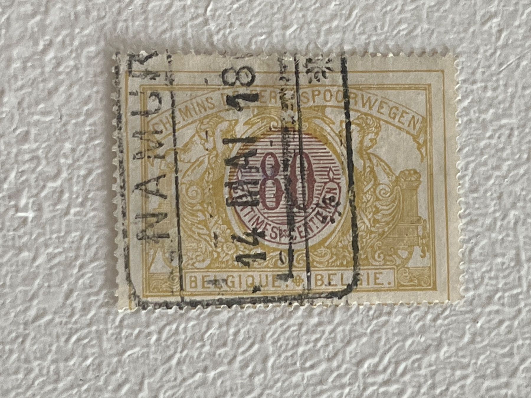 Alle Briefmarken: Belgique Briefmarke – Gebraucht aus Chiasso von AzenYa