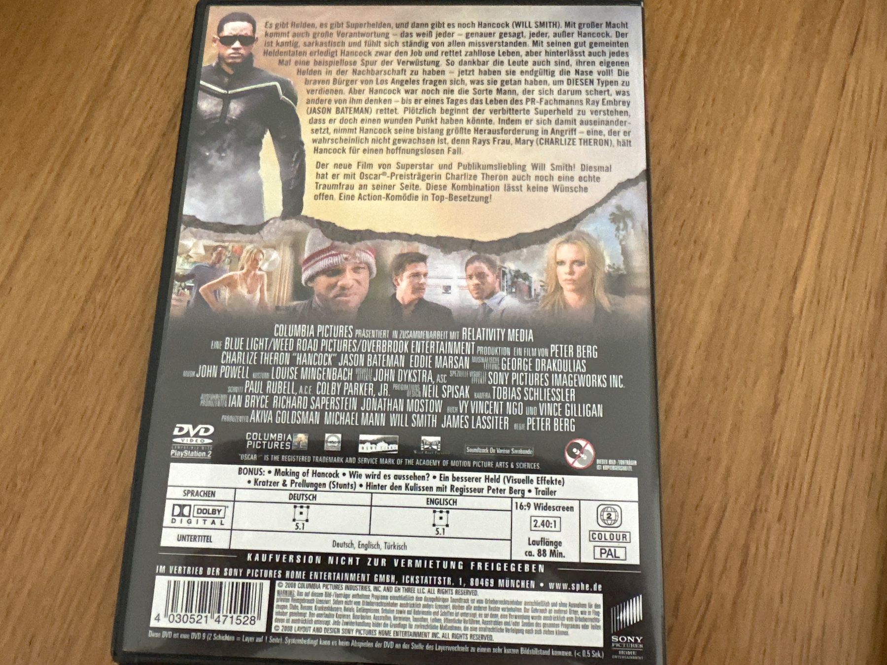 Tutti i DVDs: Hancock -  DVD – Usato da Zwingen venduto da veilchen_123 1