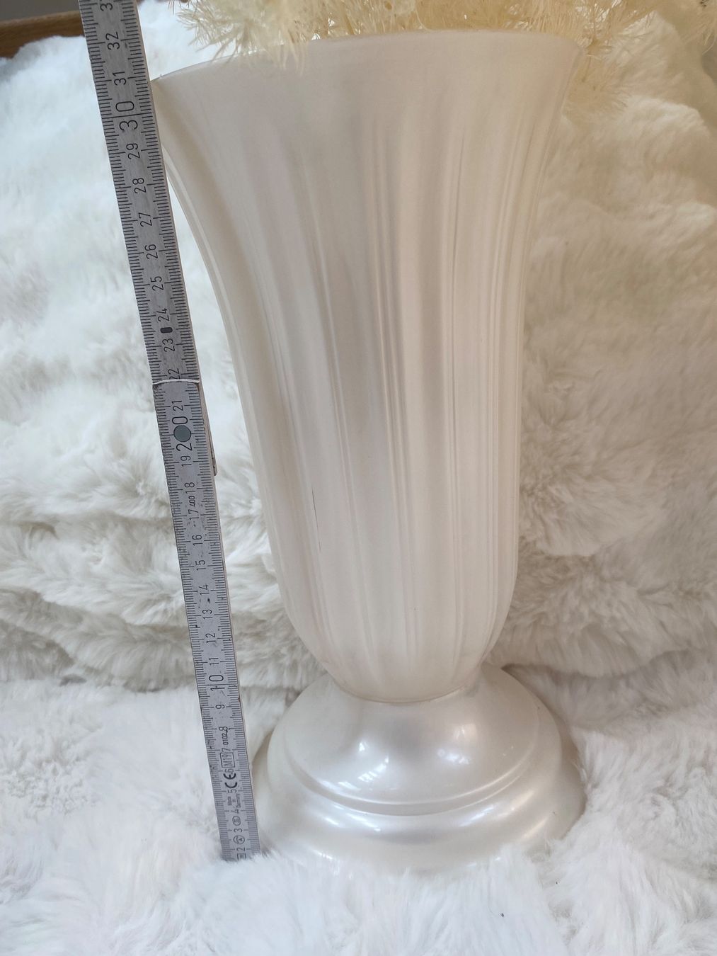 Tutte le decorazioni: 2x Vasen Perlmutt Getrockneter Federspargel Shabby Chic – Nuovo (secondo la descrizione) da Bützberg venduto da moeide 3