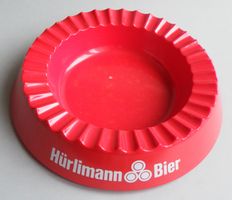 🔴 Brauerei HÜRLIMANN Bier Zürich Aschenbecher altes Logo 🔴