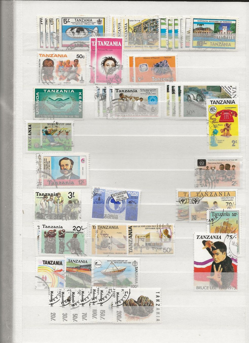 Alle Briefmarken: Marken Afrika RSA bis Tansania – Gebraucht aus Au ZH von xelagreb01 8