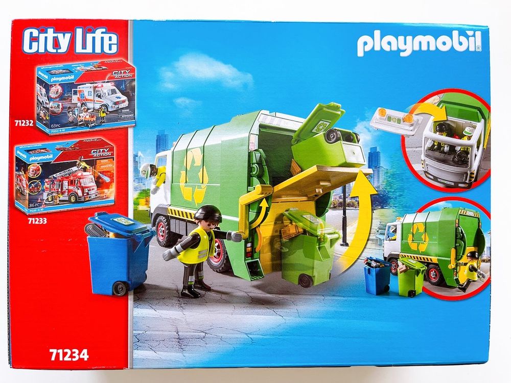 Playmobil Giocattoli: Playmobil Camion della Raccolta Differenziata 71234 Nuovo – Nuovo e nell'imballaggio originale da Vacallo venduto da olg_7nvc 2