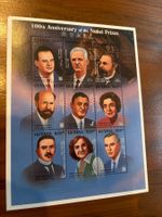 Guyana Briefmarken Nobelpreise 100 Jahre Jubiläum