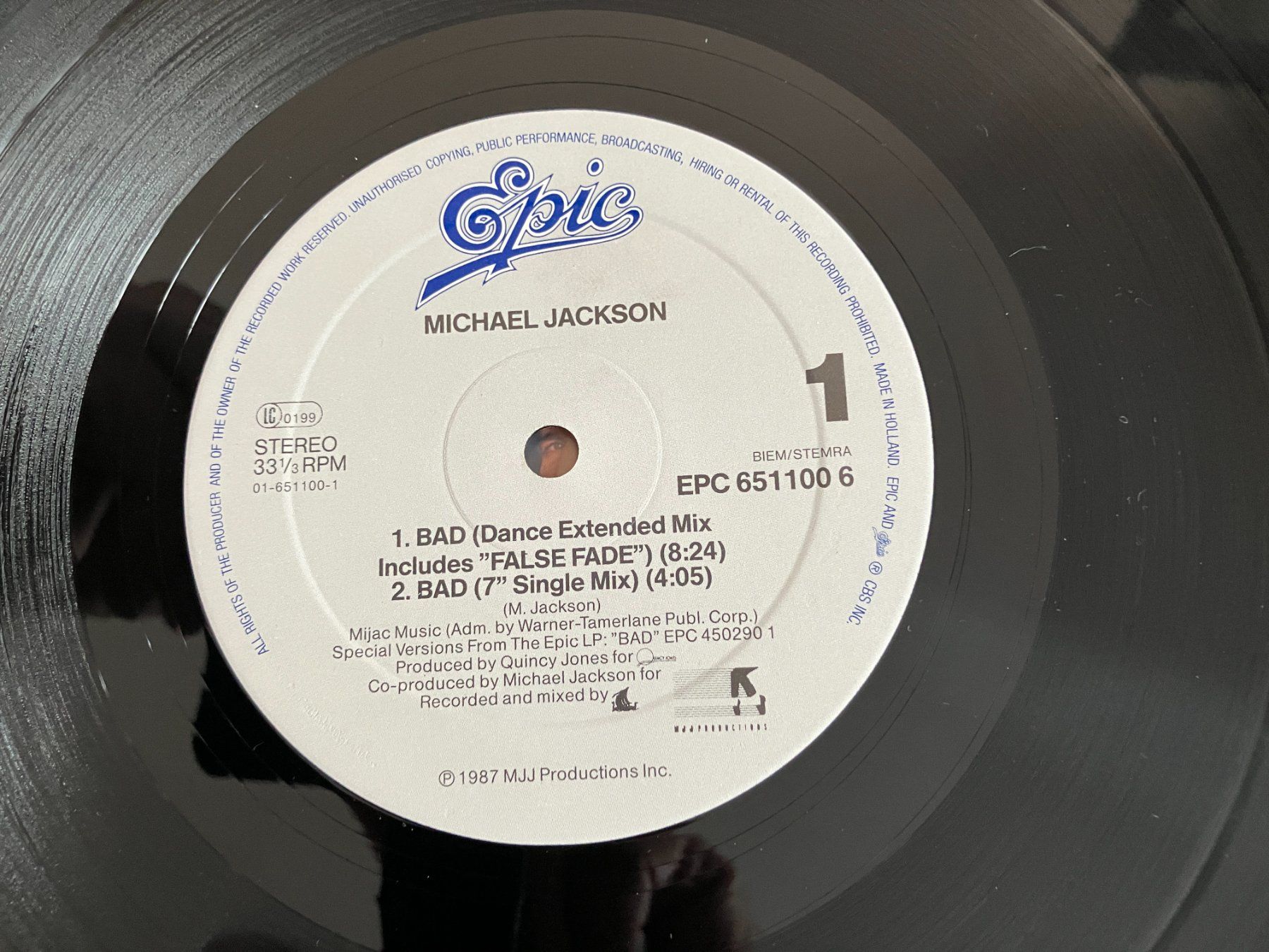 Dischi in vinile: Michael Jackson – Usato da Aarwangen venduto da Jukebox3 5