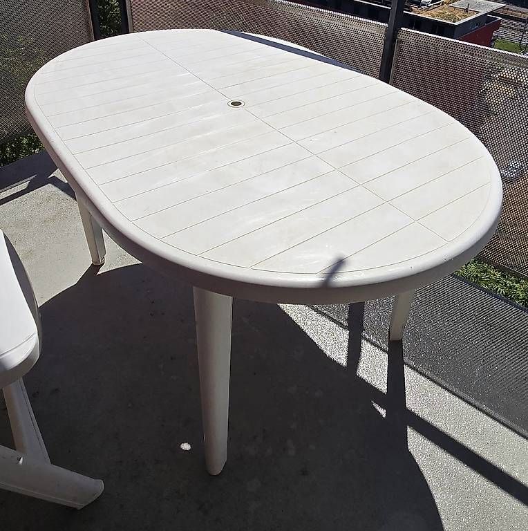 Tischset: Table de jardin avec 4 chaises – Gebraucht aus Neuchâtel von chemsou 1