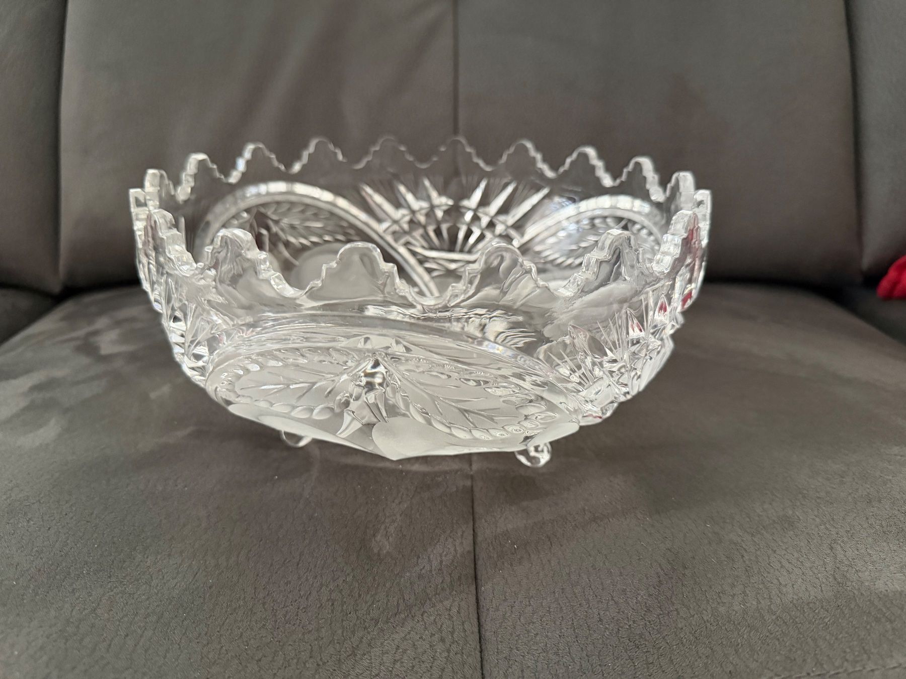 Ciotole: Glas-Schale mit 3 Füssen – Usato da Bülach venduto da Loredana13 2