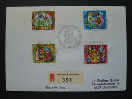 1985 FDC mit Vollstempel Nr. J294-J297