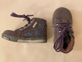 Däumling Lauflernschuhe Gr 20 NEU Echt Leder Schuhe violett