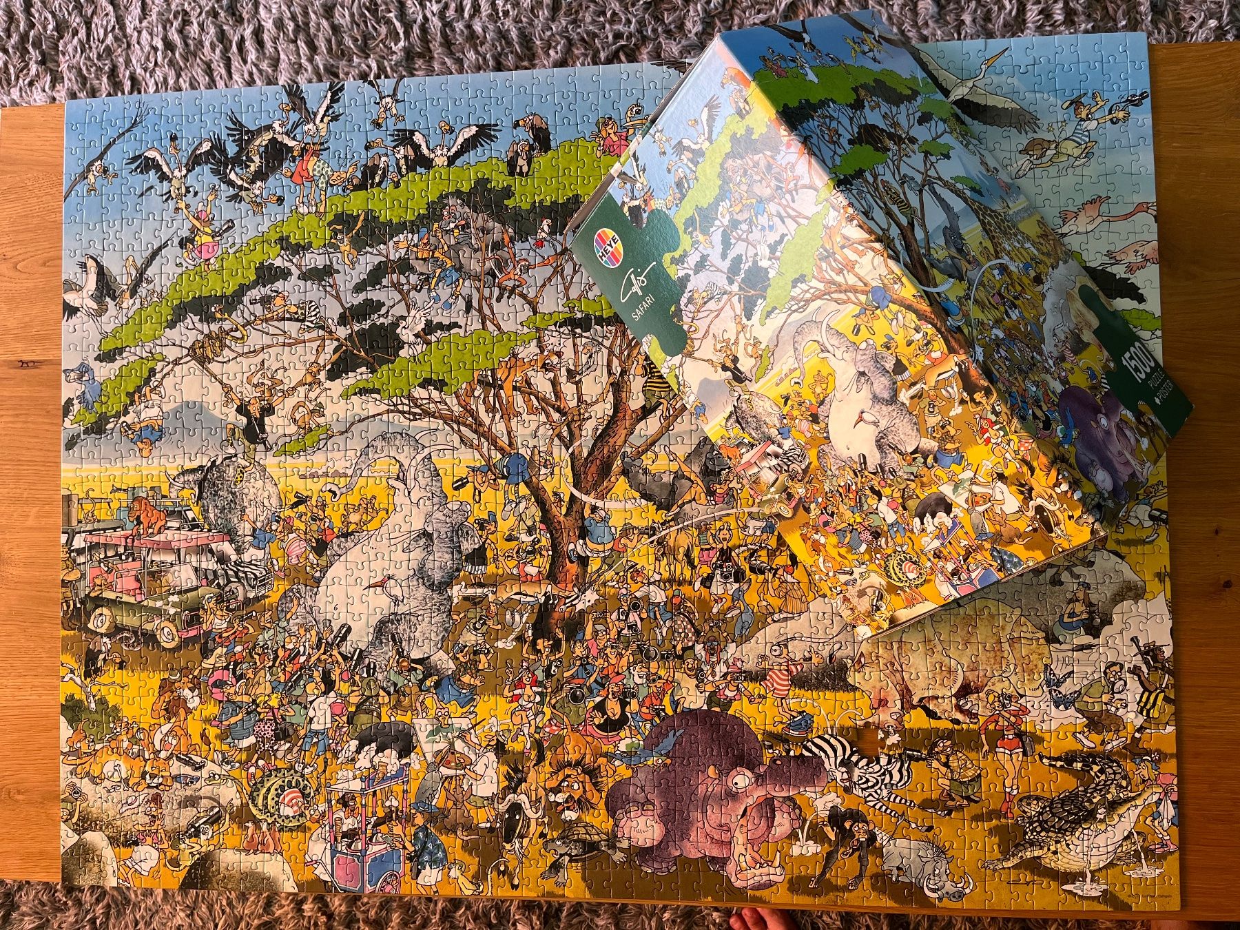 Heye Puzzles: Heye Puzzle - Safari - Giuseppe Calligaro – Gebraucht aus Zürich von Gurkis