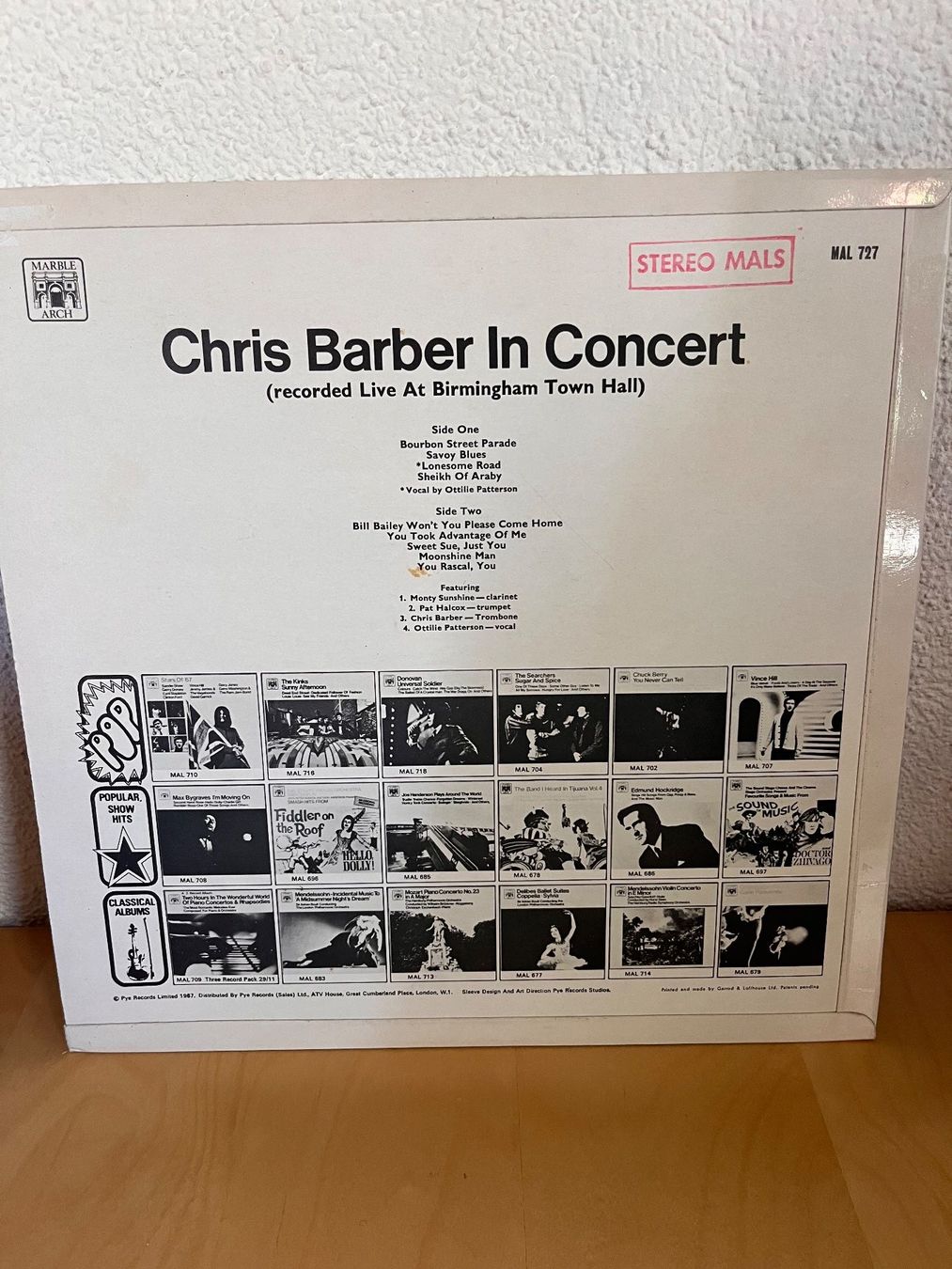 Schallplatten: Chris Barber in Concert, Schallplatte – Gebraucht aus Rüdlingen von Timber_11 1