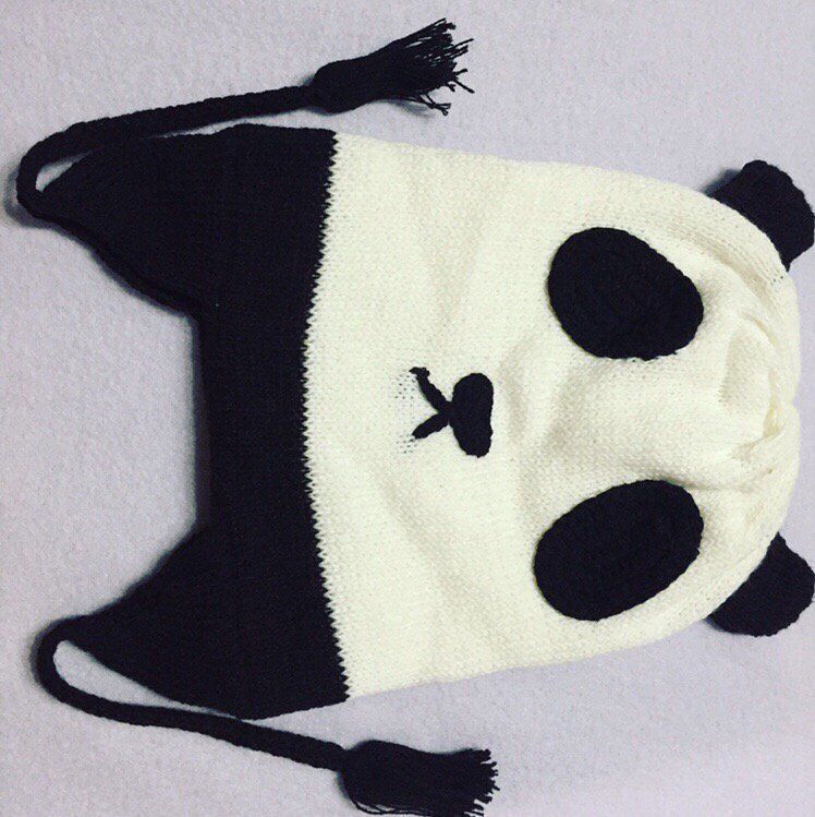Copricapi, berretti & cappellini: 050 Panda Mützen Handmade Large – Nuovo (secondo la descrizione) da Sion venduto da NoblesOfHelvetia